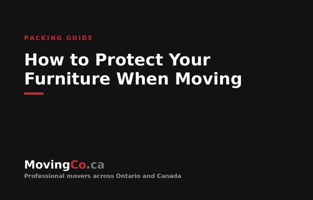 How to Protect Your Furniture When Moving